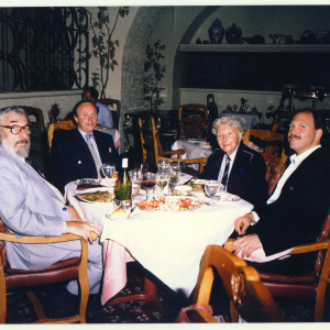 Eric Estorick , Ray Perman, Erté and Mark Schachner